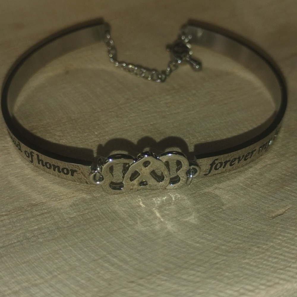 Engraved Bracelet For Maid Of Honor - Picture 5 of 5